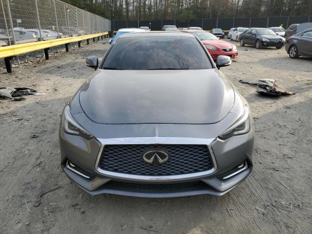 JN1EV7EL6JM390893 - 2018 INFINITI Q60 LUXE 300 GRAY photo 5