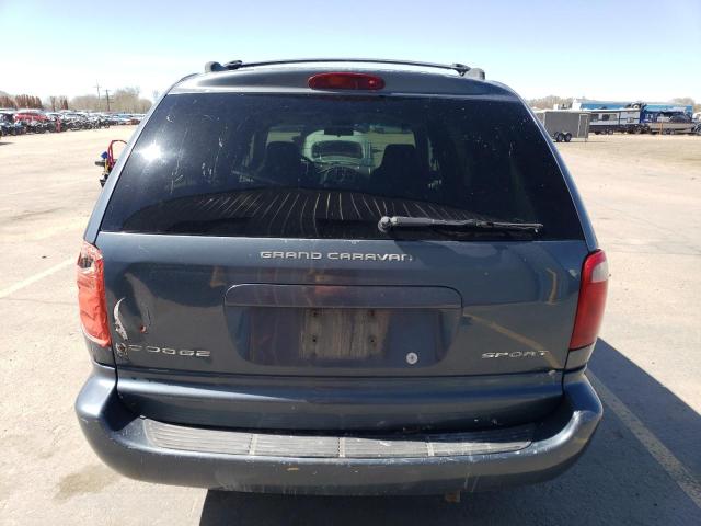 2B4GP44R32R658394 - 2002 DODGE CARAVAN SPORT GRAY photo 6