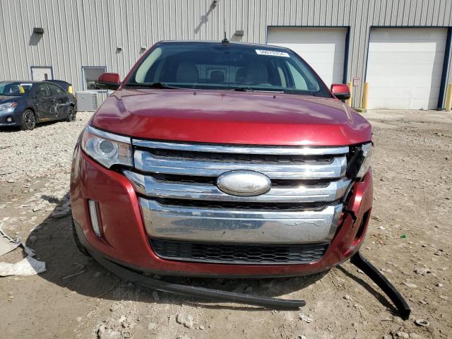 2FMDK4KC2DBB74453 - 2013 FORD EDGE LIMITED RED photo 5