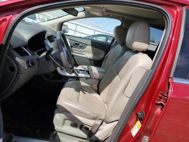 2FMDK4KC2DBB74453 - 2013 FORD EDGE LIMITED RED photo 7