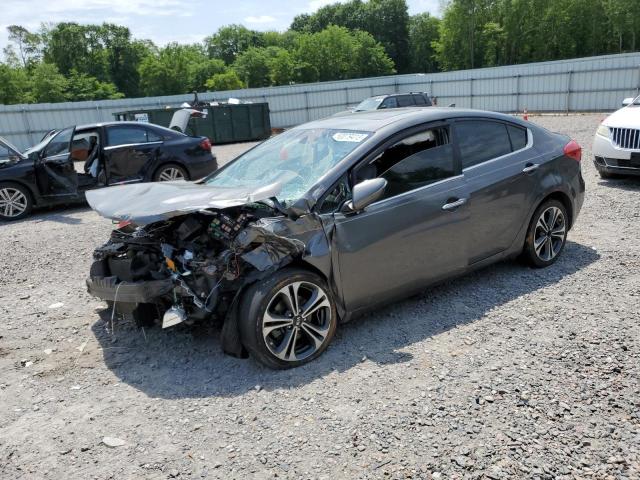 KNAFZ4A81E5059688 - 2014 KIA FORTE EX GRAY photo 1