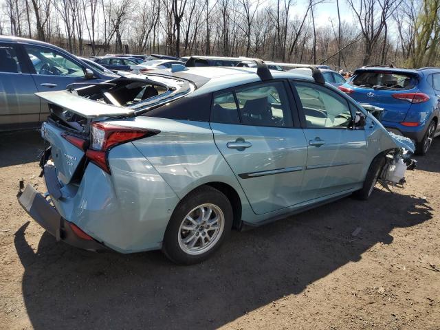 JTDL9MFU5N3041475 - 2022 TOYOTA PRIUS LE BLUE photo 3