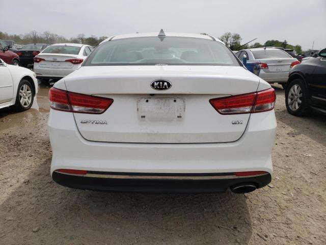 5XXGU4L36GG089310 - 2016 KIA OPTIMA EX WHITE photo 6