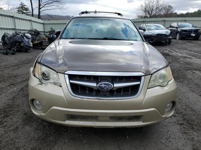 4S4BP61C487306150 - 2008 SUBARU OUTBACK 2.5I BROWN photo 5