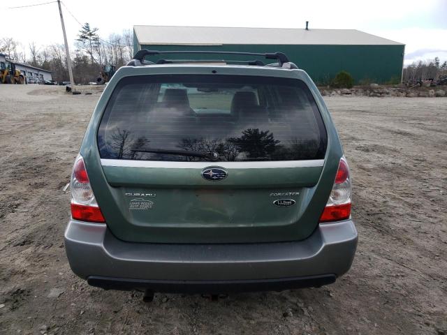 JF1SG67617H718692 - 2007 SUBARU FORESTER 2.5X LL BEAN GREEN photo 6