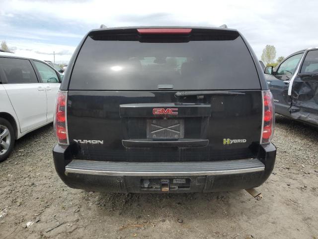 1GKUKGEJ5AR178302 - 2010 GMC YUKON DENALI HYBRID BLACK photo 6