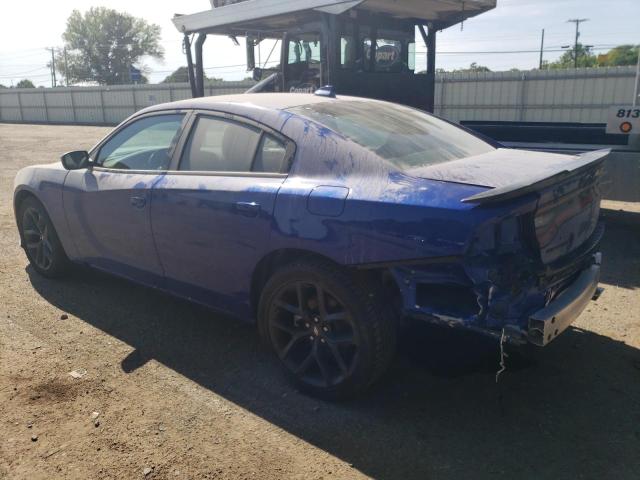 2C3CDXHG1NH141730 - 2022 DODGE CHARGER GT BLUE photo 2