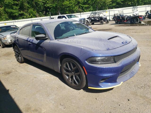 2C3CDXHG1NH141730 - 2022 DODGE CHARGER GT BLUE photo 4