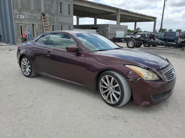 JN1CV6FE2AM352076 - 2010 INFINITI G37 BASE BURGUNDY photo 4