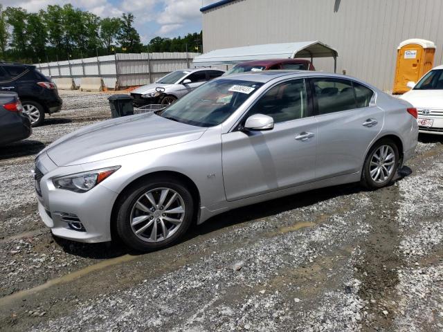 JN1EV7AR1HM835559 - 2017 INFINITI Q50 PREMIUM SILVER photo 1