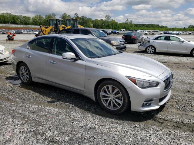 JN1EV7AR1HM835559 - 2017 INFINITI Q50 PREMIUM SILVER photo 4