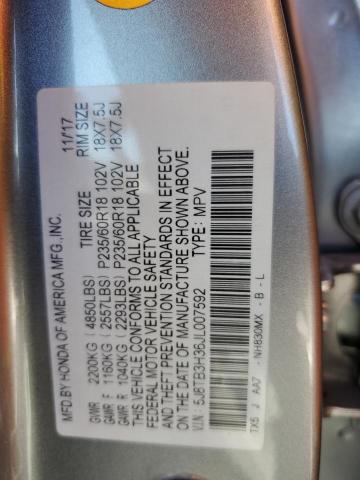 5J8TB3H36JL007592 - 2018 ACURA RDX SILVER photo 13