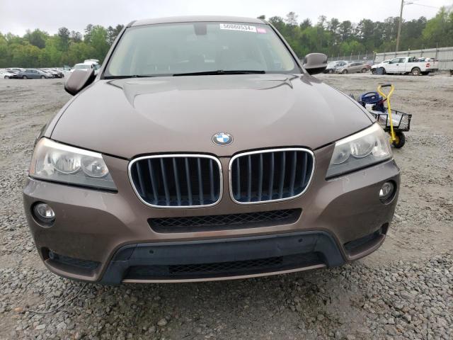 5UXWX9C52D0A12367 - 2013 BMW X3 XDRIVE28I BROWN photo 5