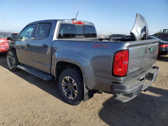 1GCPTDE12M1158872 - 2021 CHEVROLET COLORADO Z71 GRAY photo 2