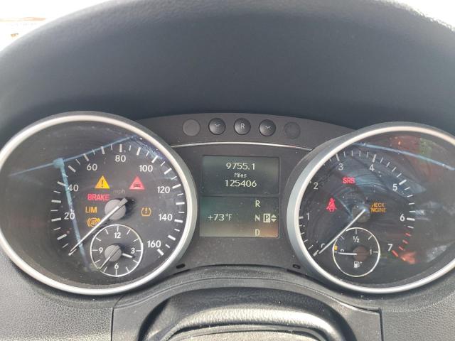 4JGBB8GB5AA549449 - 2010 MERCEDES-BENZ ML 350 4MATIC BLUE photo 9