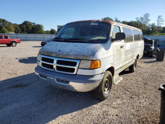 2B5WB35Z81K525894 - 2001 DODGE RAM WAGON B3500 WHITE photo 2