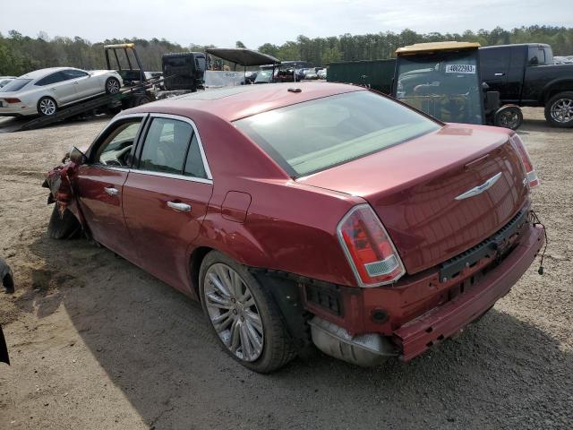 2C3CCACG3CH280004 - 2012 CHRYSLER 300 LIMITED MAROON photo 2