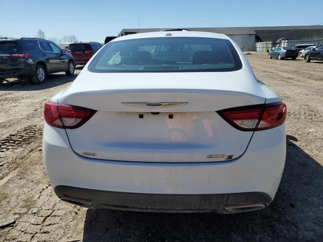 1C3CCCDGXGN118409 - 2016 CHRYSLER 200 S WHITE photo 6