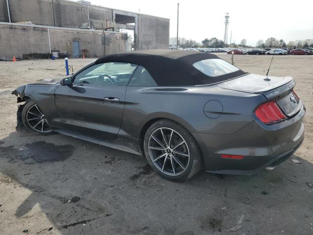 1FATP8UH2K5149772 - 2019 FORD MUSTANG CHARCOAL photo 2