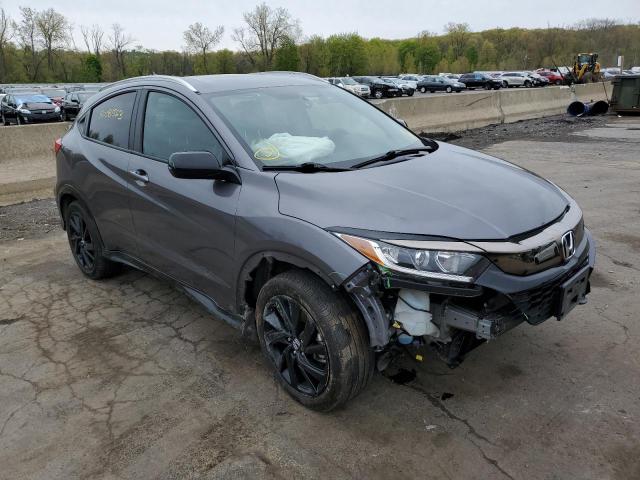 3CZRU6H14MM749473 - 2021 HONDA HR-V SPORT GRAY photo 4