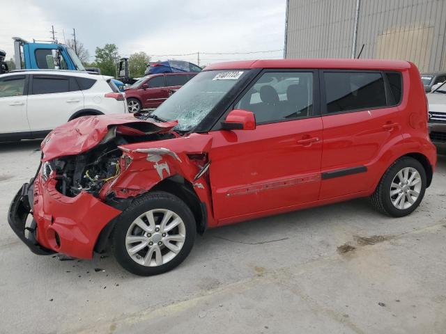 KNDJT2A58D7614504 - 2013 KIA SOUL RED photo 1