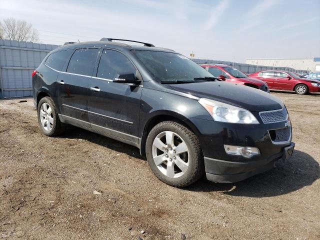 1GNKVLED2BJ153104 - 2011 CHEVROLET TRAVERSE LTZ BLACK photo 4