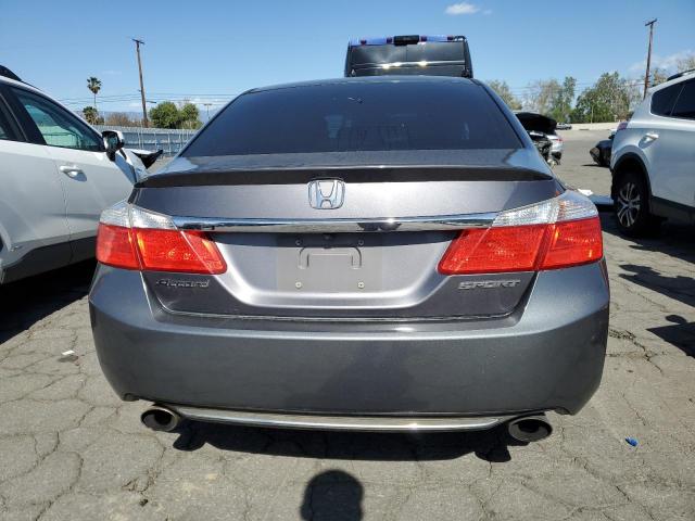 1HGCR2F5XEA023337 - 2014 HONDA ACCORD SPORT GRAY photo 6