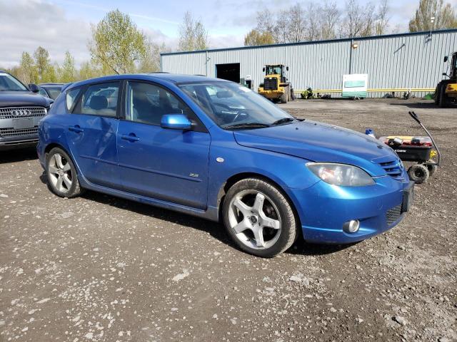 JM1BK343061447195 - 2006 MAZDA MAZDA3 HATCHBACK BLUE photo 4