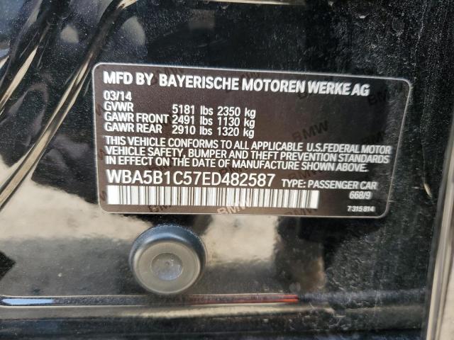 WBA5B1C57ED482587 - 2014 BMW 535 I BLACK photo 12