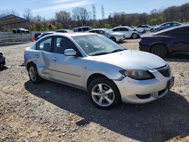 JM1BK32F861535134 - 2006 MAZDA 3 I SILVER photo 4