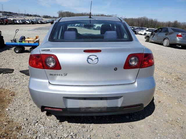 JM1BK32F861535134 - 2006 MAZDA 3 I SILVER photo 6