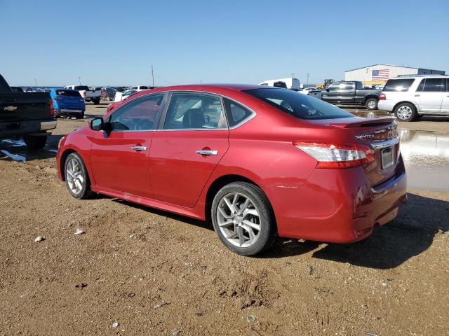 3N1AB7AP7DL758366 - 2013 NISSAN SENTRA S RED photo 2