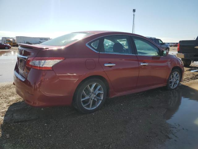 3N1AB7AP7DL758366 - 2013 NISSAN SENTRA S RED photo 3