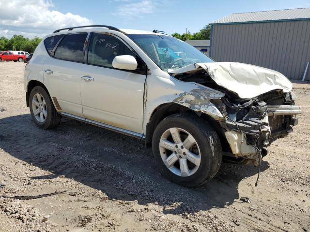 JN8AZ08T57W507612 - 2007 NISSAN MURANO SL WHITE photo 4