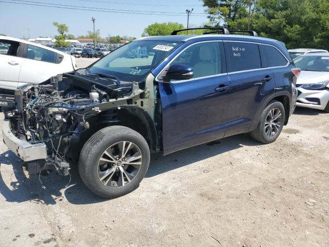 5TDJKRFH4GS329081 - 2016 TOYOTA HIGHLANDER XLE Mavi foto 1