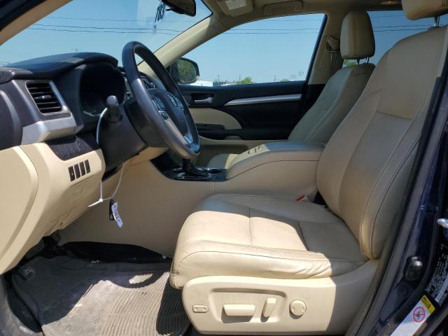 5TDJKRFH4GS329081 - 2016 TOYOTA HIGHLANDER XLE Mavi foto 7