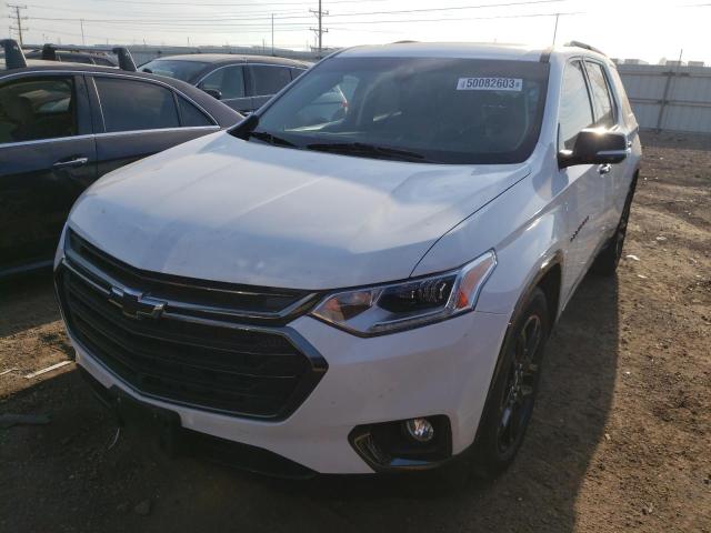 1GNEVKKW4LJ145570 - 2020 CHEVROLET TRAVERSE PREMIER WHITE photo 1