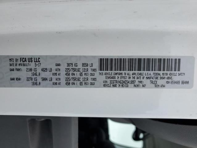 3C6TRVNG3HE541897 - 2017 RAM PROMASTER 1500 STANDARD Ağ foto 13