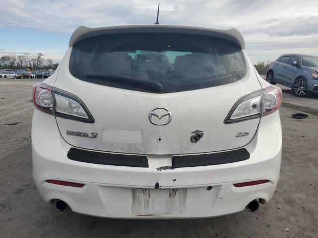 JM1BL1M69B1389514 - 2011 MAZDA 3 S WHITE photo 6