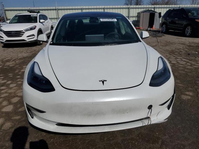 5YJ3E1EB8NF185003 - 2022 TESLA MODEL 3 WHITE photo 5