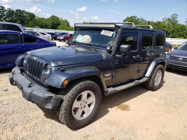 1J4GB59147L208144 - 2007 JEEP WRANGLER SAHARA BLUE photo 1