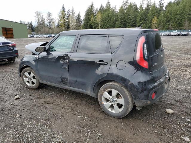 KNDJN2A22H7461284 - 2017 KIA SOUL BLACK photo 2