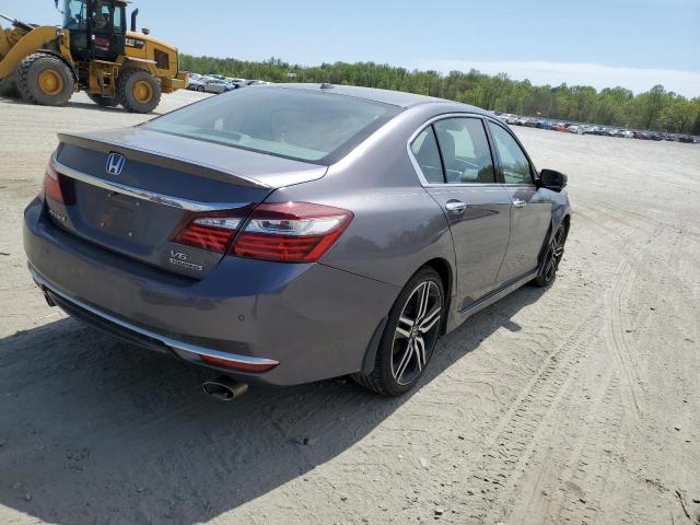 1HGCR3F93GA029475 - 2016 HONDA ACCORD TOURING GRAY photo 3