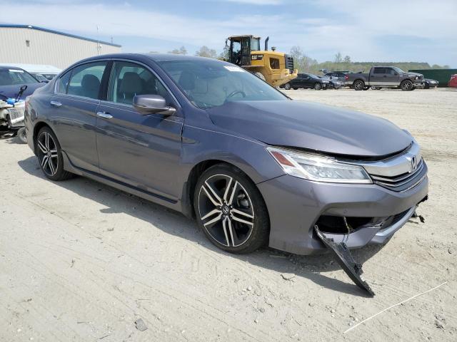 1HGCR3F93GA029475 - 2016 HONDA ACCORD TOURING GRAY photo 4