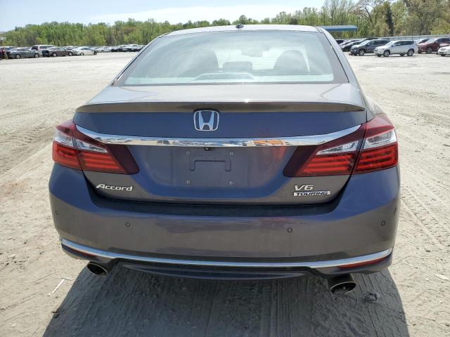 1HGCR3F93GA029475 - 2016 HONDA ACCORD TOURING GRAY photo 6