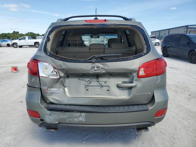 5NMSG13D37H107644 - 2007 HYUNDAI SANTA FE GLS GREEN photo 6