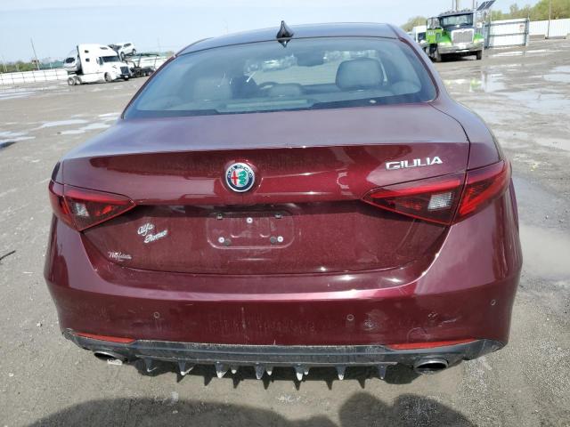 ZARFAEBN1H7550667 - 2017 ALFA ROMEO GIULIA BURGUNDY photo 6