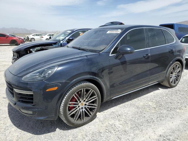 WP1AC2A29GLA88738 - 2016 PORSCHE CAYENNE TURBO BLUE photo 1