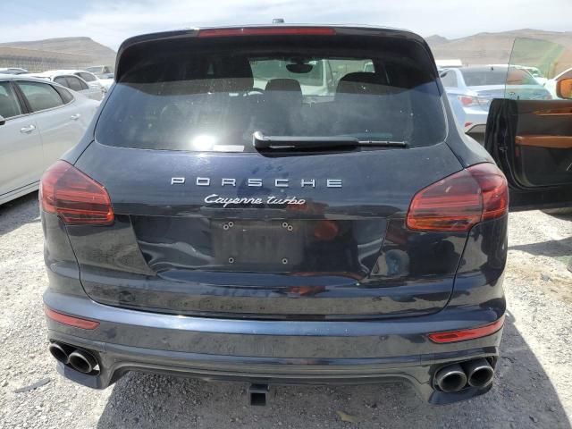 WP1AC2A29GLA88738 - 2016 PORSCHE CAYENNE TURBO BLUE photo 6