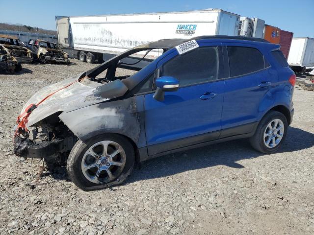 MAJ3P1TE1JC194789 - 2018 FORD ECOSPORT SE ლურჯი ფოტო 1